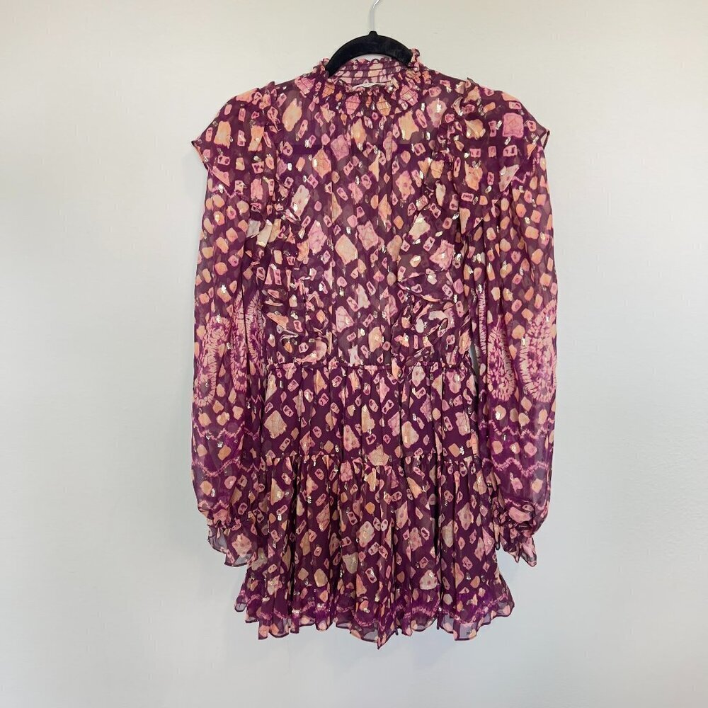 Ulla Johnson Vienne dress Size 4 Color Purple - Picture 2 of 6